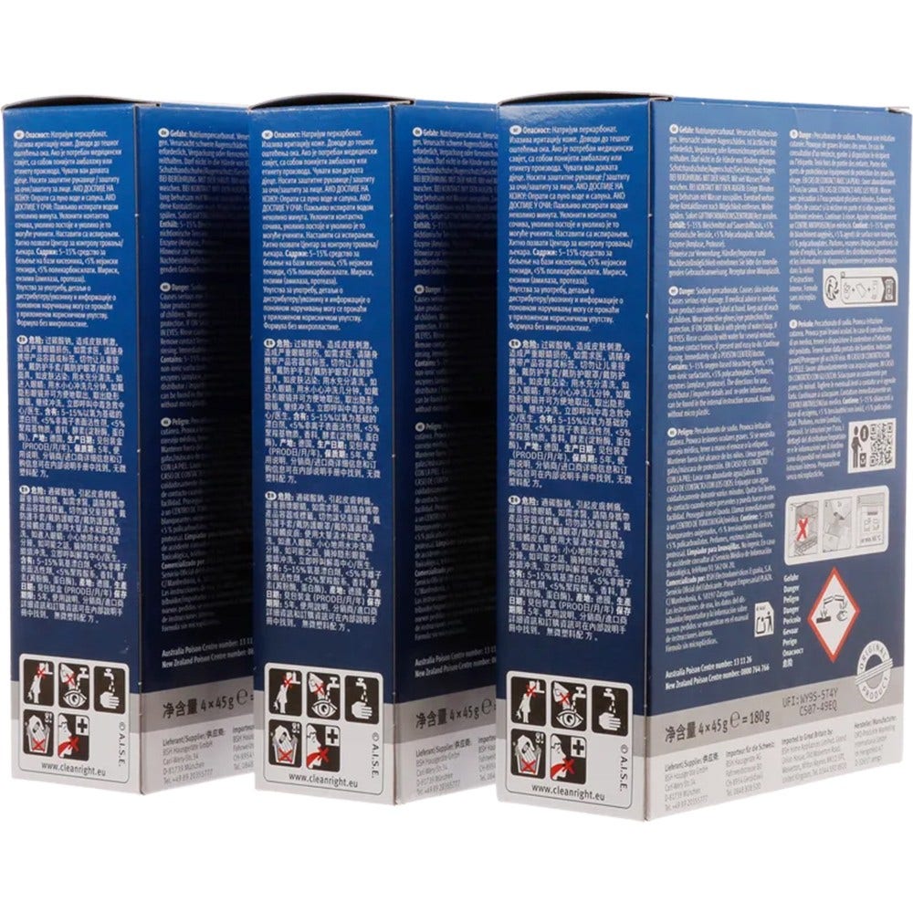 Bosch Maschinenreiniger Geschirrspüler 00312257 (12x45g)