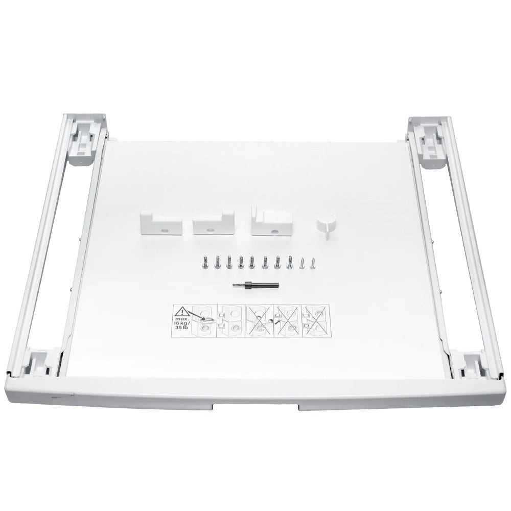 Bosch Zwischenbaurahmen mit Ablage für Waschmaschine und Trockner 00574010