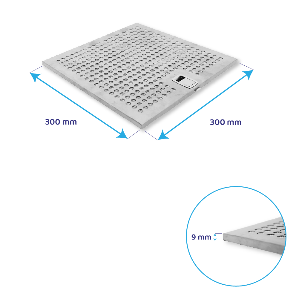Balay Metall-Fettfilter 300x300mm 664912 / 00664912