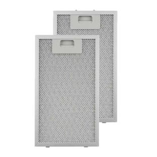 Metall-Fettfilter 185x319mm geeignet für Klarstein 10032228 (2St.)