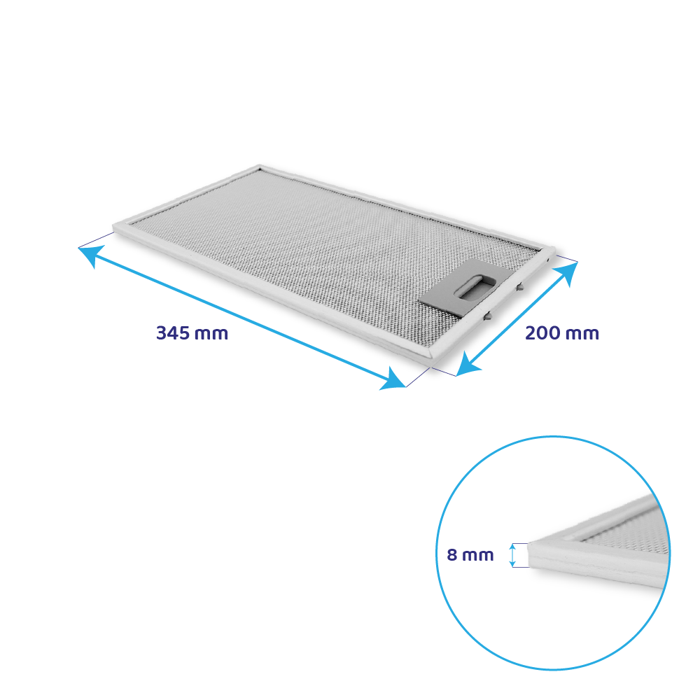Siemens Metall-Fettfilter 345x200mm 11010157