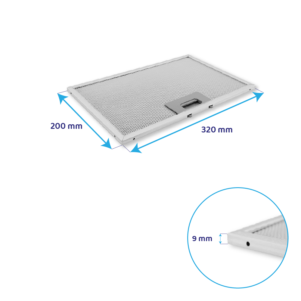 Siemens Metall-Fettfilter 200x320mm 11010164