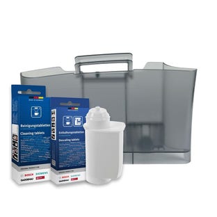 Bosch Wartungsset Kaffeemaschine Wassertank + Wasserfilter + Entkalker + Reiniger