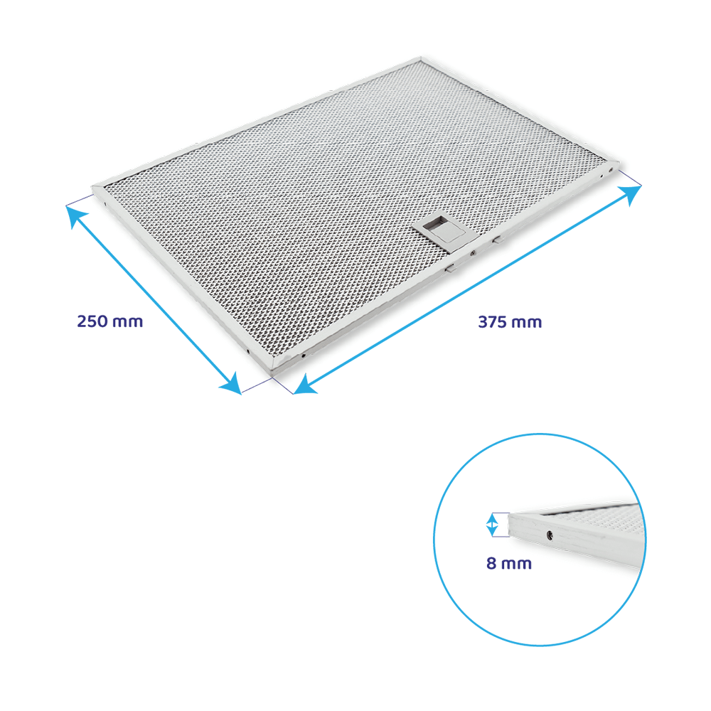Siemens Metall-Fettfilter 375x250mm 11022469