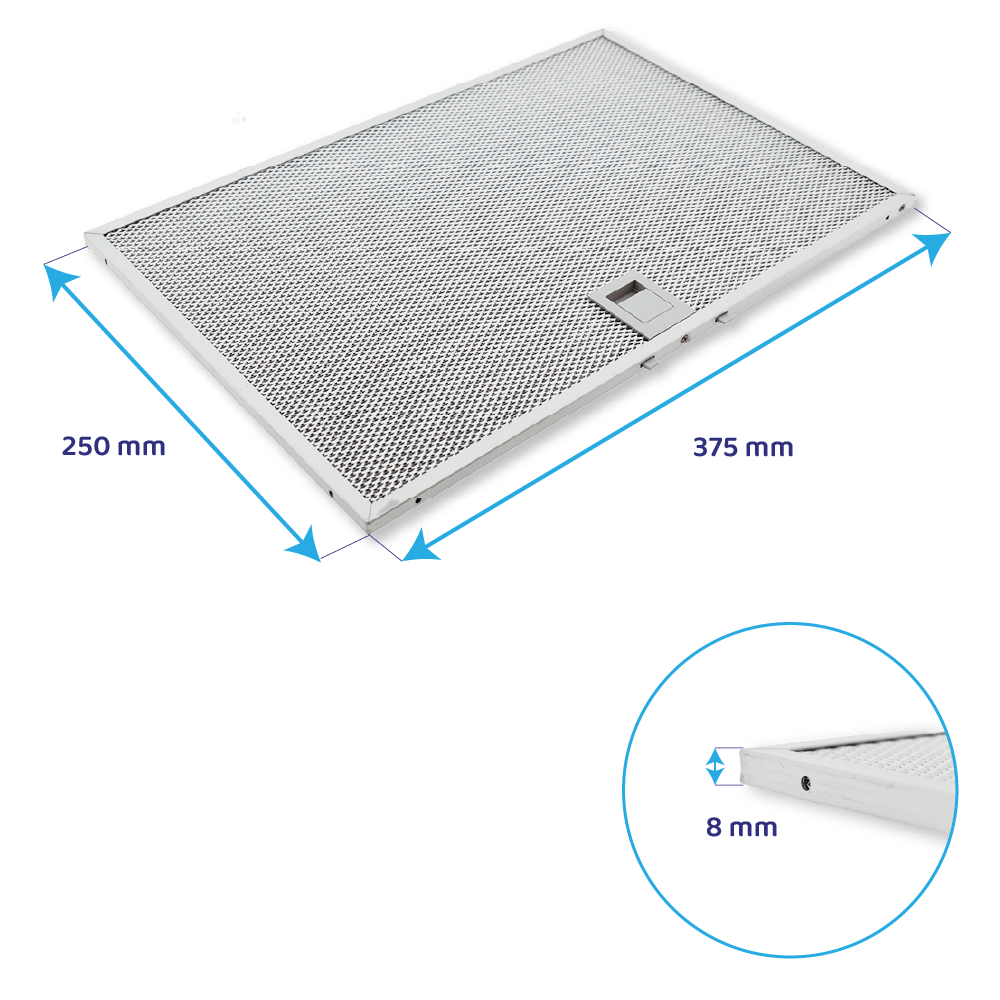 Kohlefilter (2 Stk.) + Metallfilter (2 Stk.) geeignet für Siemens LC87KHM60
