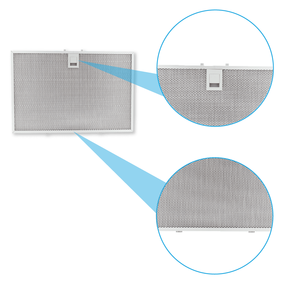 Kohlefilter (2 Stk.) + Metallfilter (2 Stk.) geeignet für Siemens LC87KHM60