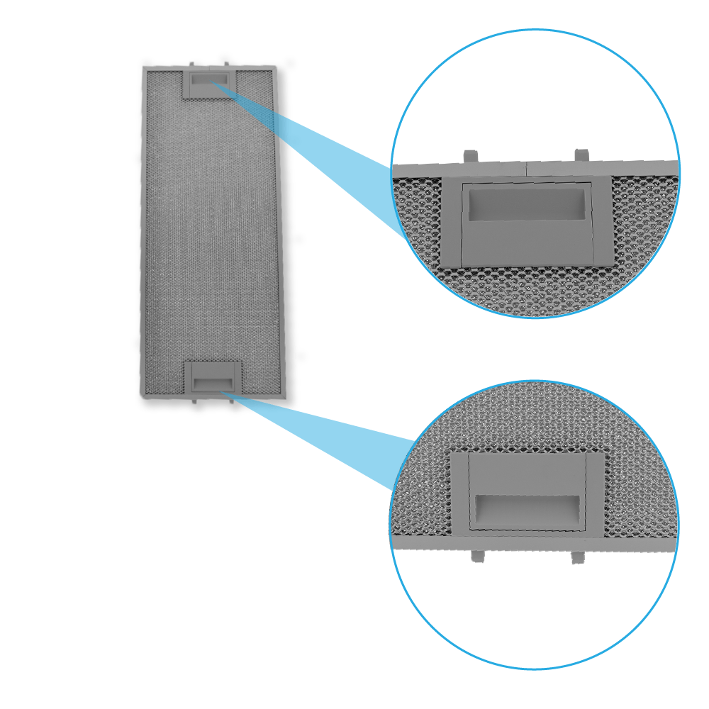 Constructa Metall-Fettfilter 481x201x8mm 11022473