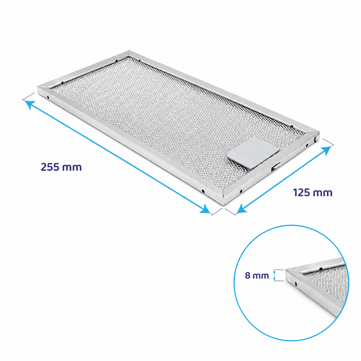 Profilo Metall-Fettfilter 255x125x8mm 746790 / 00746790