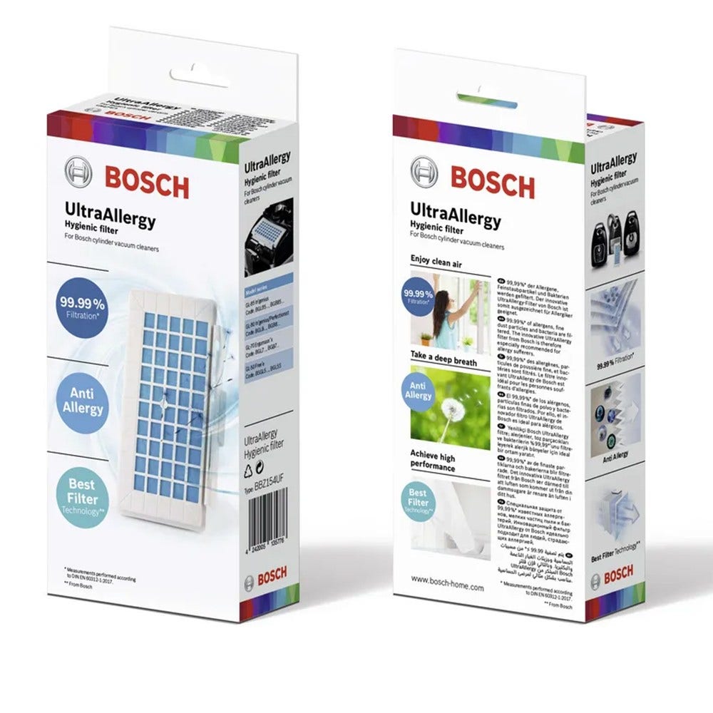 Bosch HEPA-Hygienefilter UltraAllergy Staubsauger 17004549