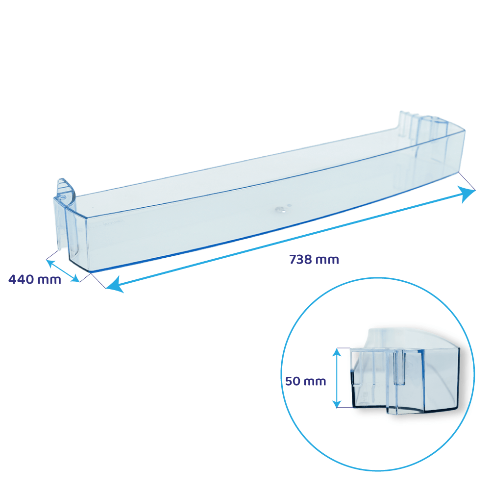 SMEG Flaschenhalter für Kühlschrank 738x440mm 2246113100