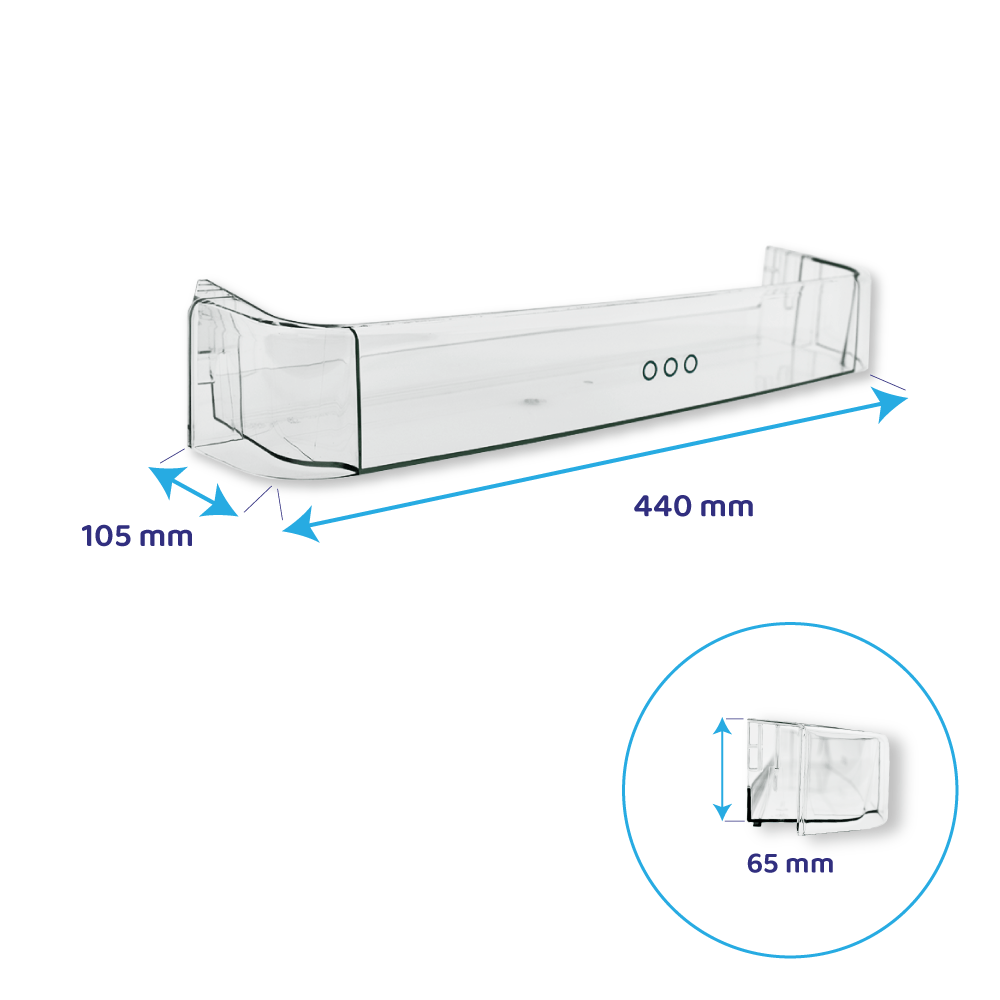 Privileg Flaschenhalter für Kühlschrank 440x105mm / 2273109104