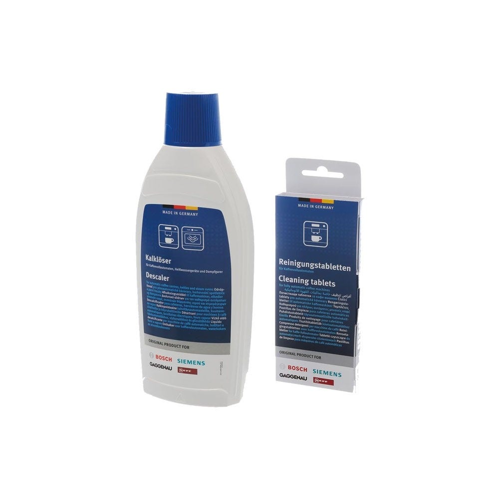 Siemens Reinigungsset Entkalker + Reinigungstabletten
