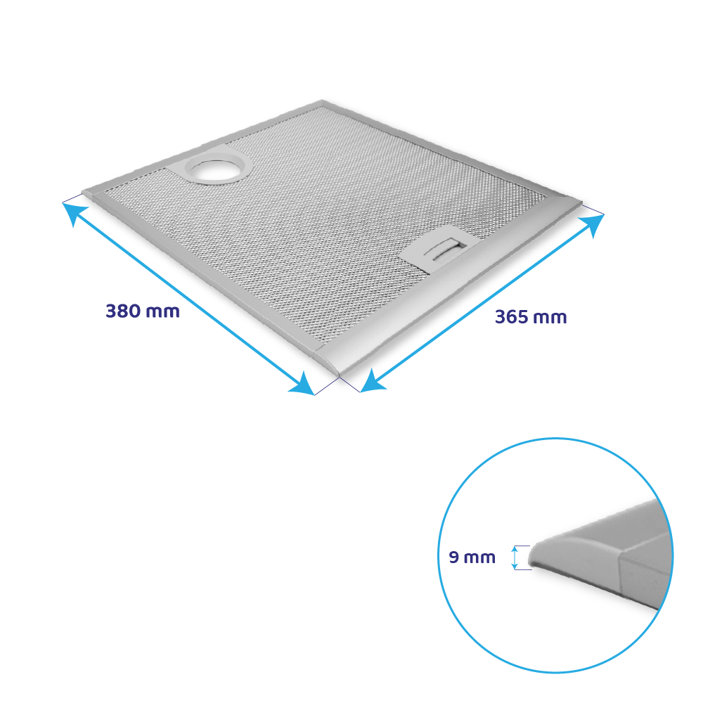 Balay Metall-Fettfilter 380x365mm 365477 / 00365477