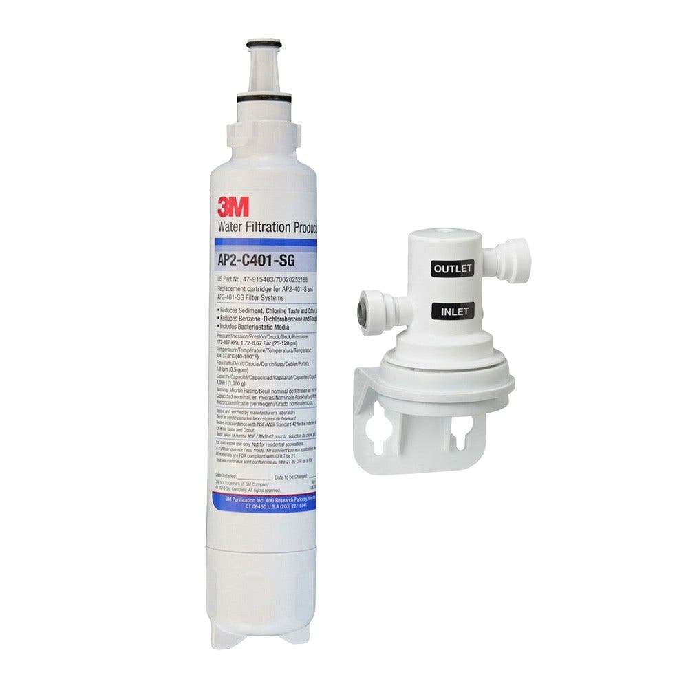 3M™ Wasserfilterset Wasserfilter AP2-C401-SG + Filterkopf VB2-JG