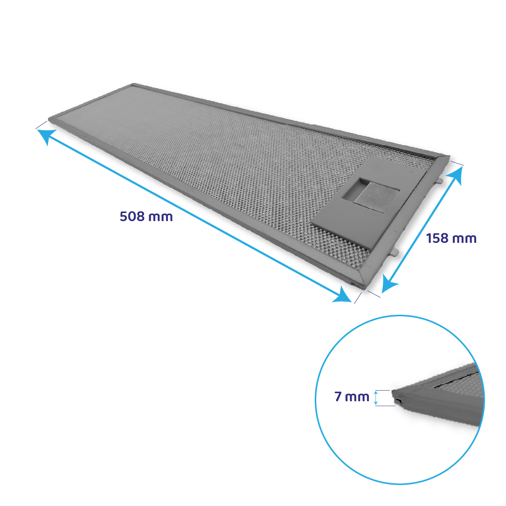 AEG Metall-Fettfilter 508x158x7mm 4055344149 / 50268370009