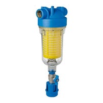 Purway HYDRA RLH Rückspülfilter 3/4'' | 90 µm | Filtereinsatz, Ablaufset, Wandhalter & Schlüssel