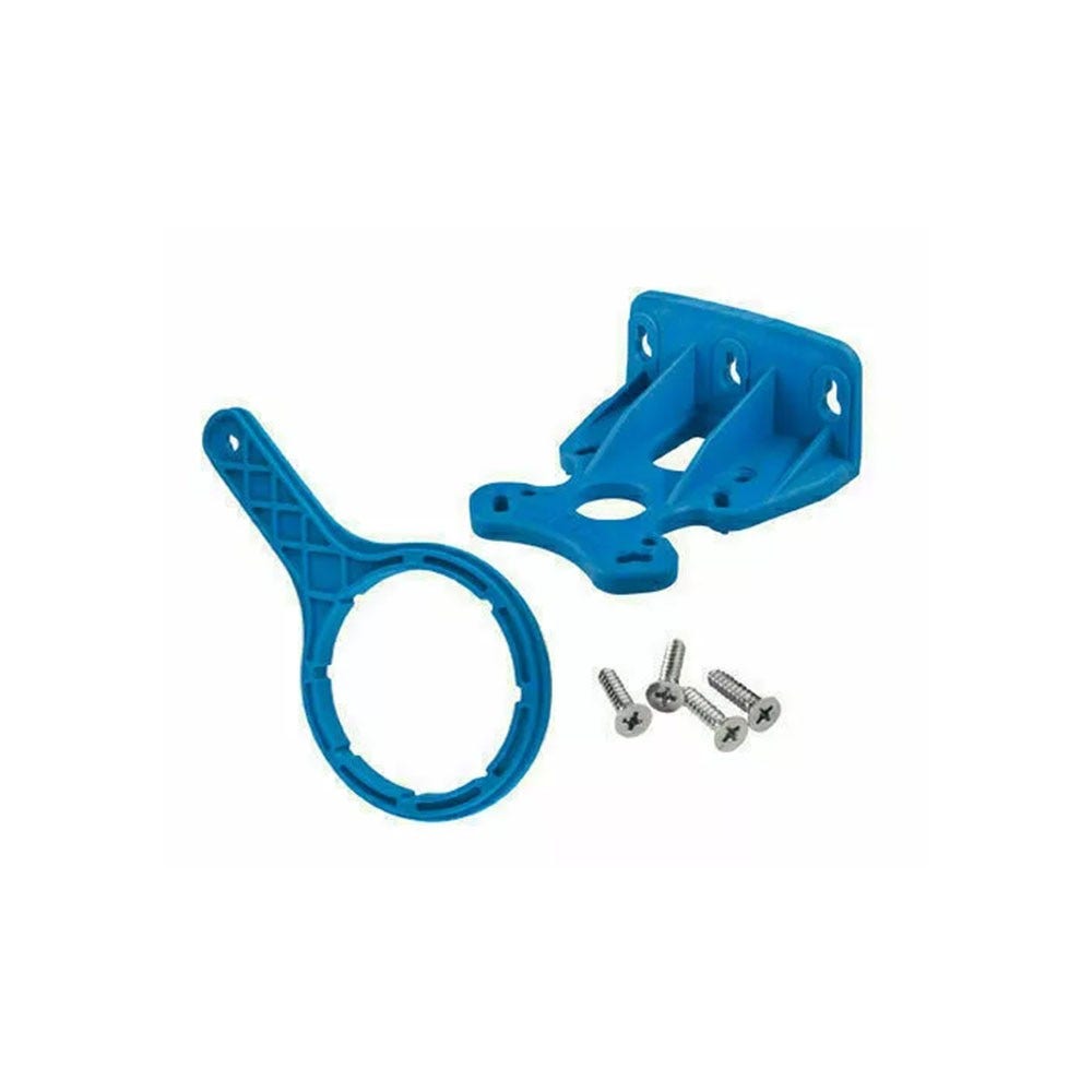 Purway HYDRA RLH Rückspülfilter 3/4'' | 90 µm | Filtereinsatz, Ablaufset, Wandhalter & Schlüssel