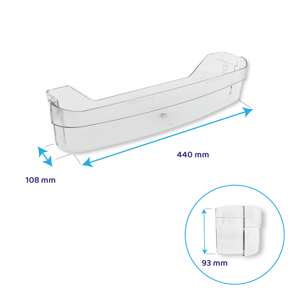 Laden Flaschenhalter für Kühlschrank 440x108mm / 481241848957