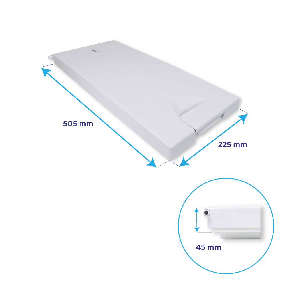Bauknecht Gefrierfachtür 505x225mm / 481244069344