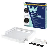 Wpro SKN101 - Waschmaschinenzubehör/ Verbindungsrahmen m. Ablage / Waschmaschine und Trockner/ Universell für alle Marken/ 60x60cm