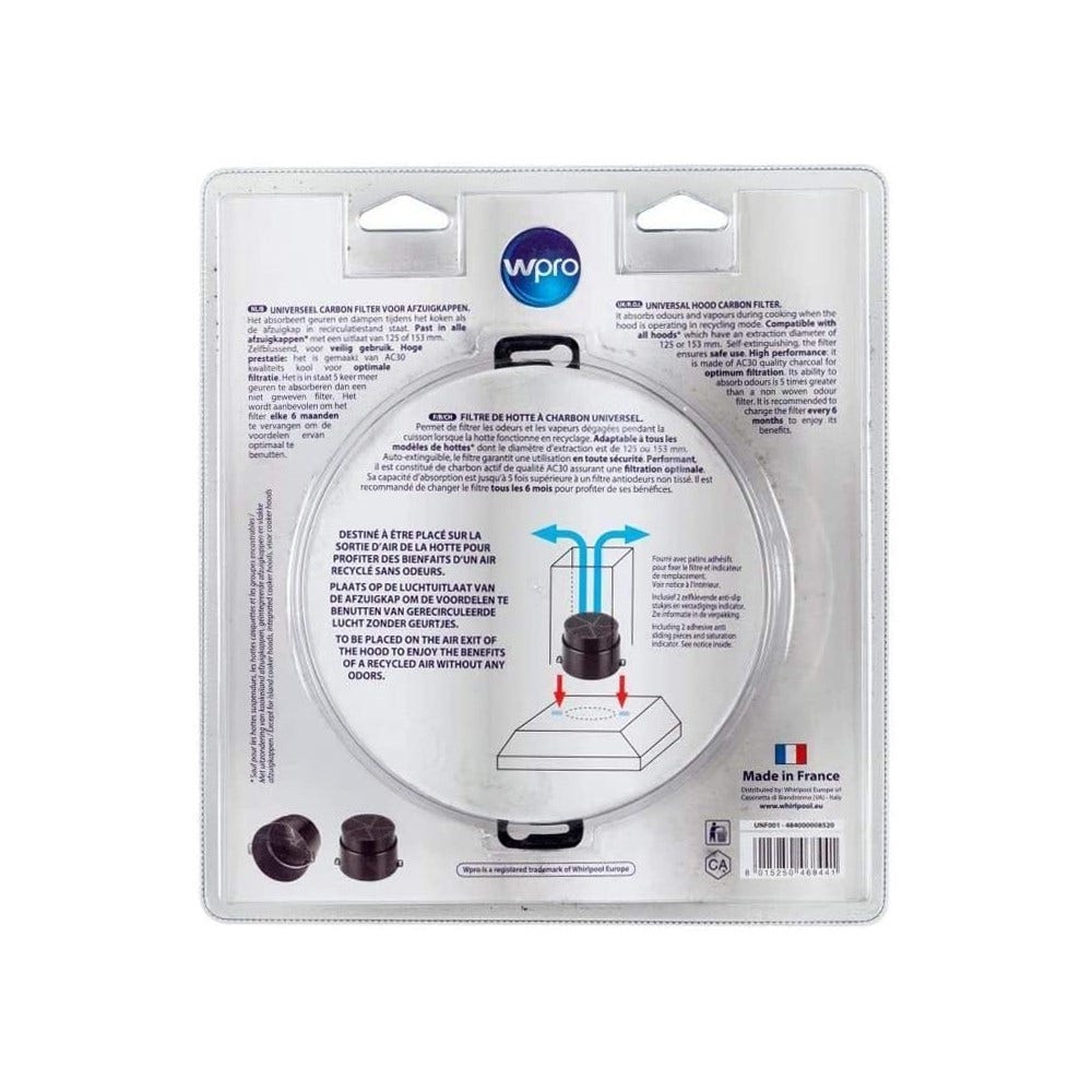 High One Aktivkohlefilter 484000008520 / UNF001 von WPRO
