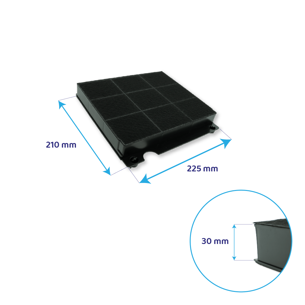 Scholtes Aktivkohlefilter Typ 15 / CHF15/1