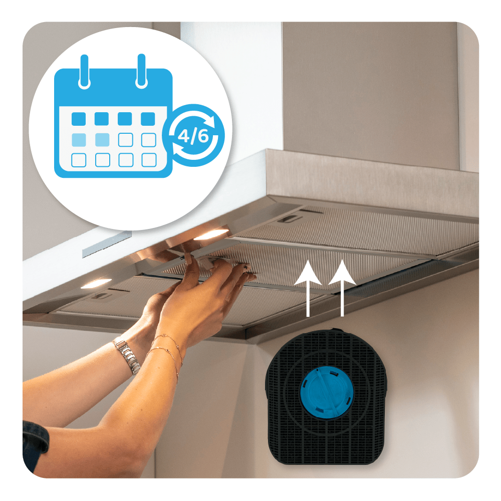 Bauknecht Aktivkohlefilter Typ 200 / CHF200/1 / DKF42