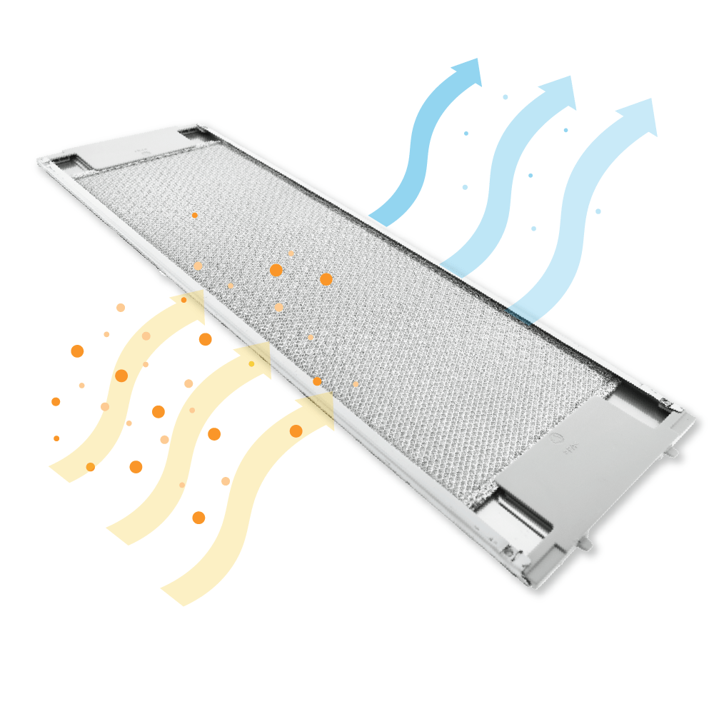 AEG Metall-Fettfilter 507x160mm 50263849007