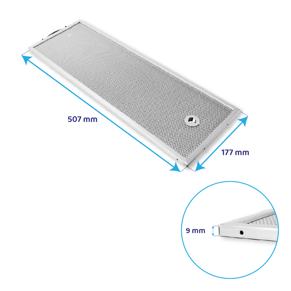 Teka Metall-Fettfilter 507x177mm 534594