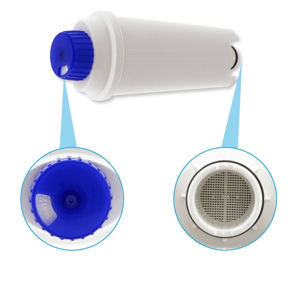 Pflegeset für Kaffeevollautomaten | DeLonghi EcoDecalk Entkalker (500 ml) + 10  Wasserfilter  DLSC002 geeignent für Delonghi  von Allspares