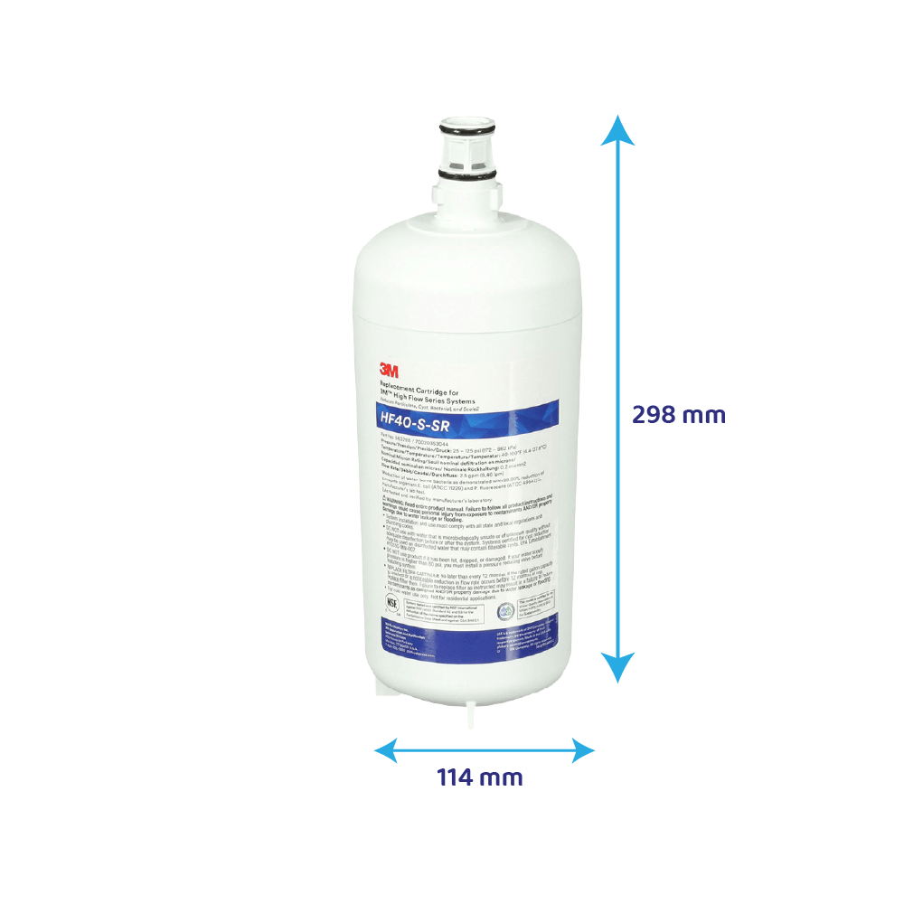 3M™ High Flow Carbonless Wasserfilter HF40-S-SR