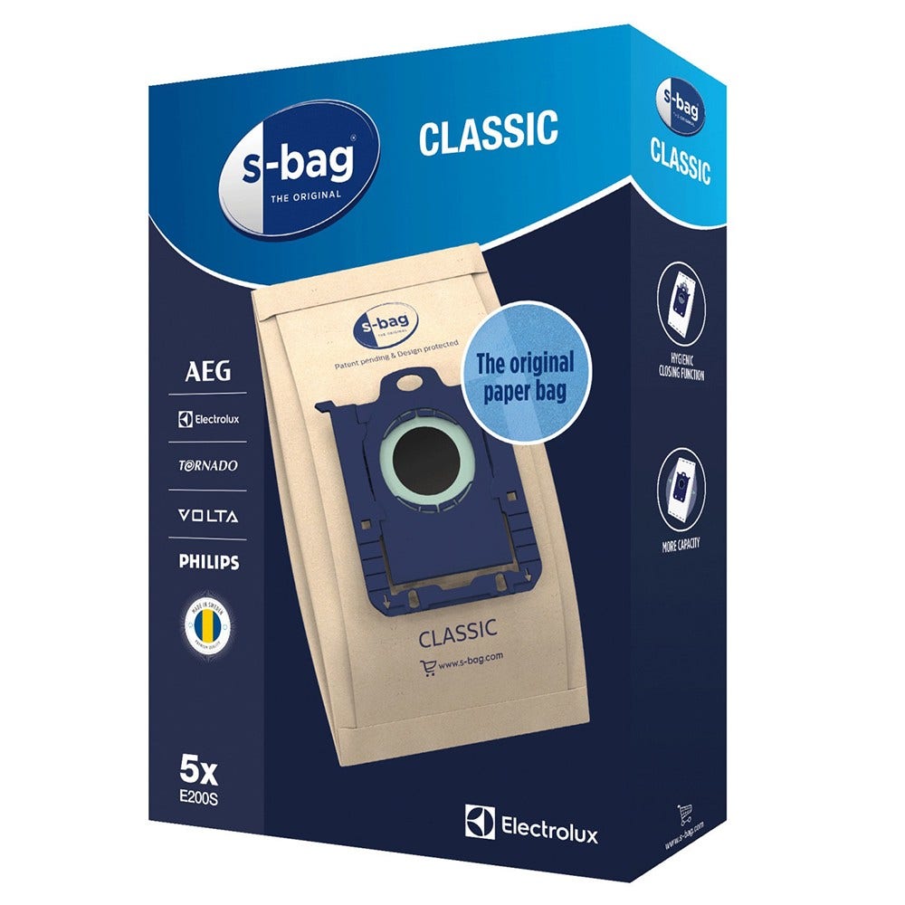 Electrolux S-BAG Classic / E200S Staubsaugerbeutel (5St.)