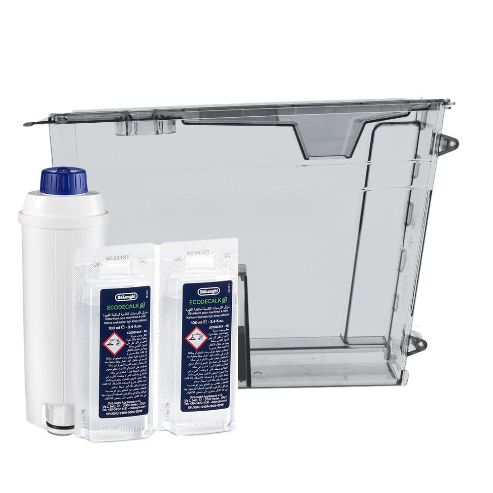 Delonghi Pflegeset Kaffeemaschine Wassertank + Wasserfilter + Entkalker