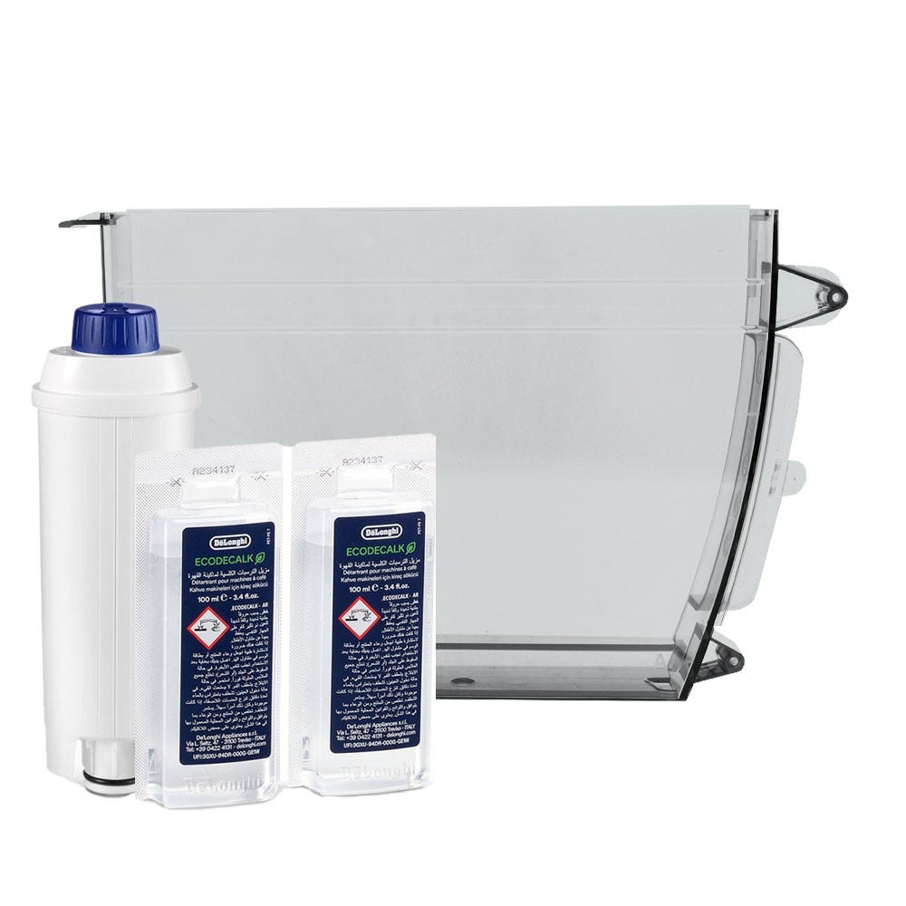 Delonghi Wartungsset Kaffeemaschine Wassertank + Wasserfilter + Entkalker