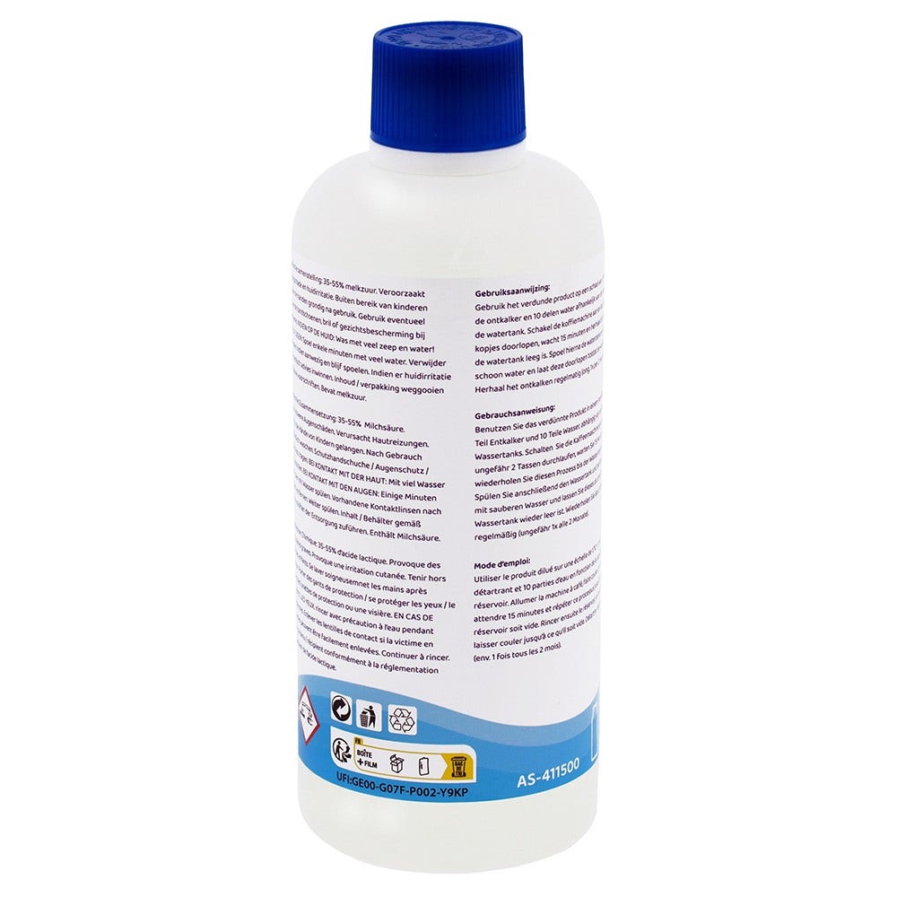 Pflegeset Kaffeemaschine Wasserfilter + Entkalker (500ml) geeignet für Delonghi