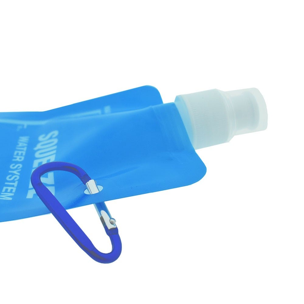 AllSpares Wasserflasche 0,65L Squeezable Pouch AS-ADV030 (3 St.)