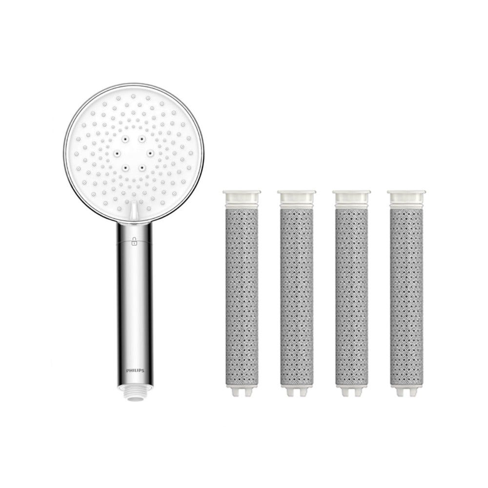 Philips Duschbrause mit Duschfilter + Ersatzfilter (4 Stk.) ASH1516CH / ASH138