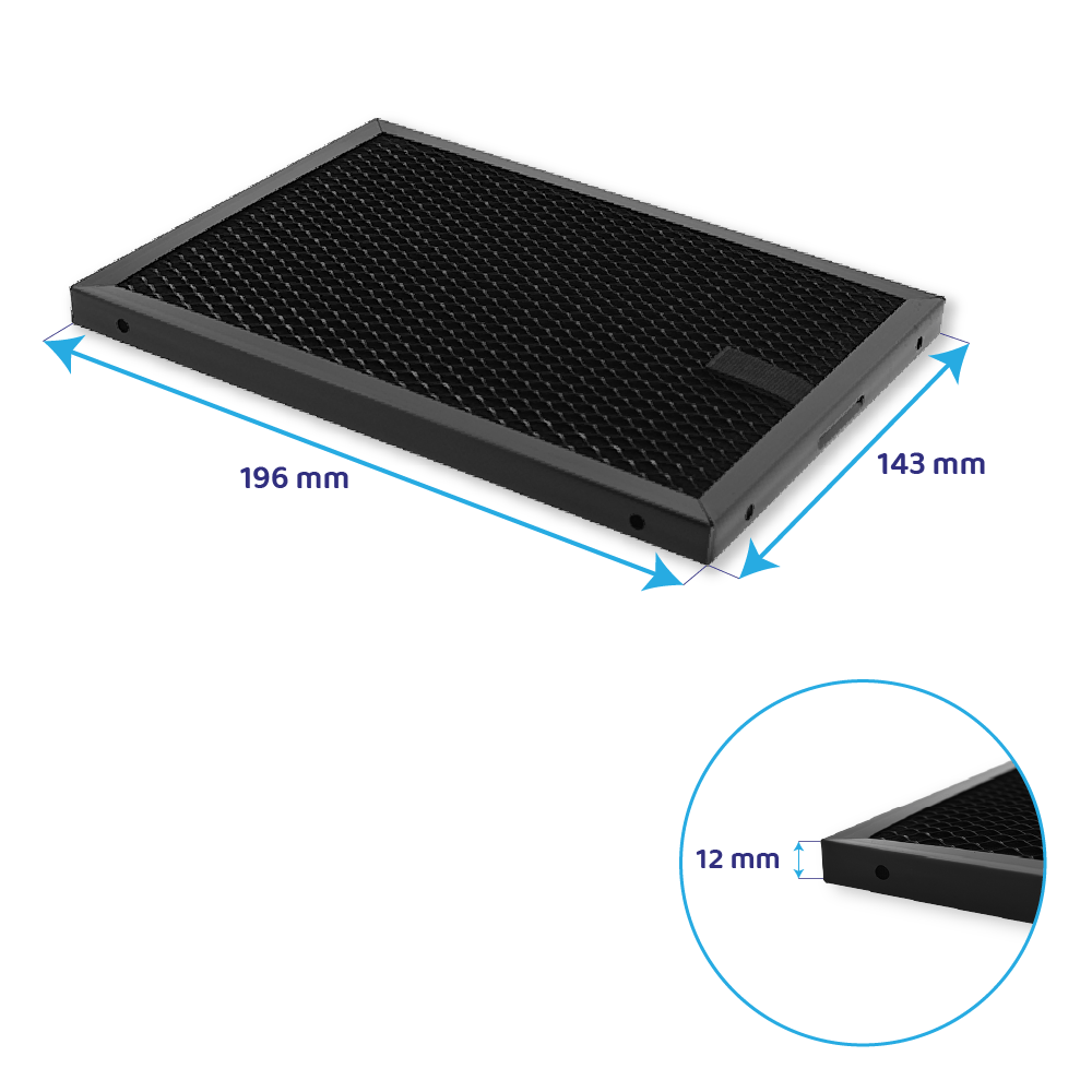 Regenerierbarer Aktivkohlefilter geeignet für Progress 140237131010