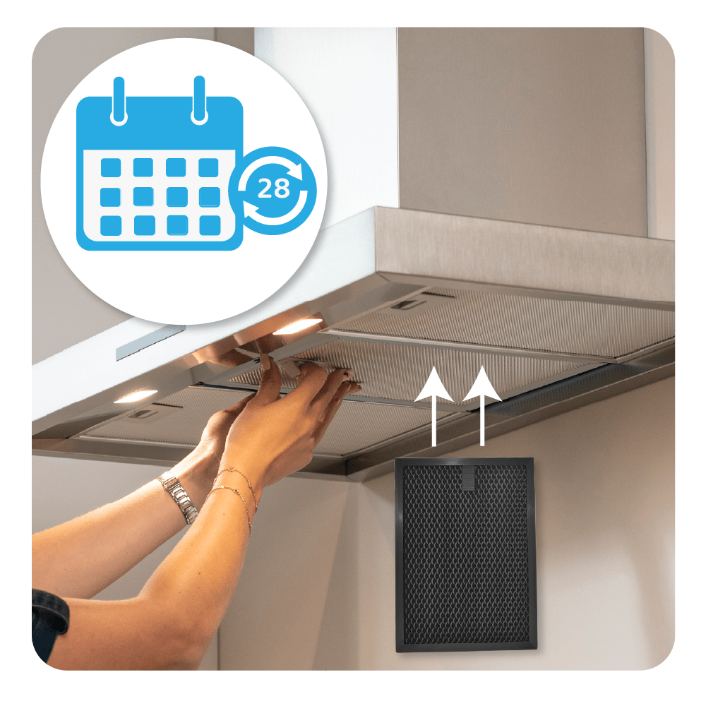 Regenerierbarer Aktivkohlefilter geeignet für AEG 140237131010