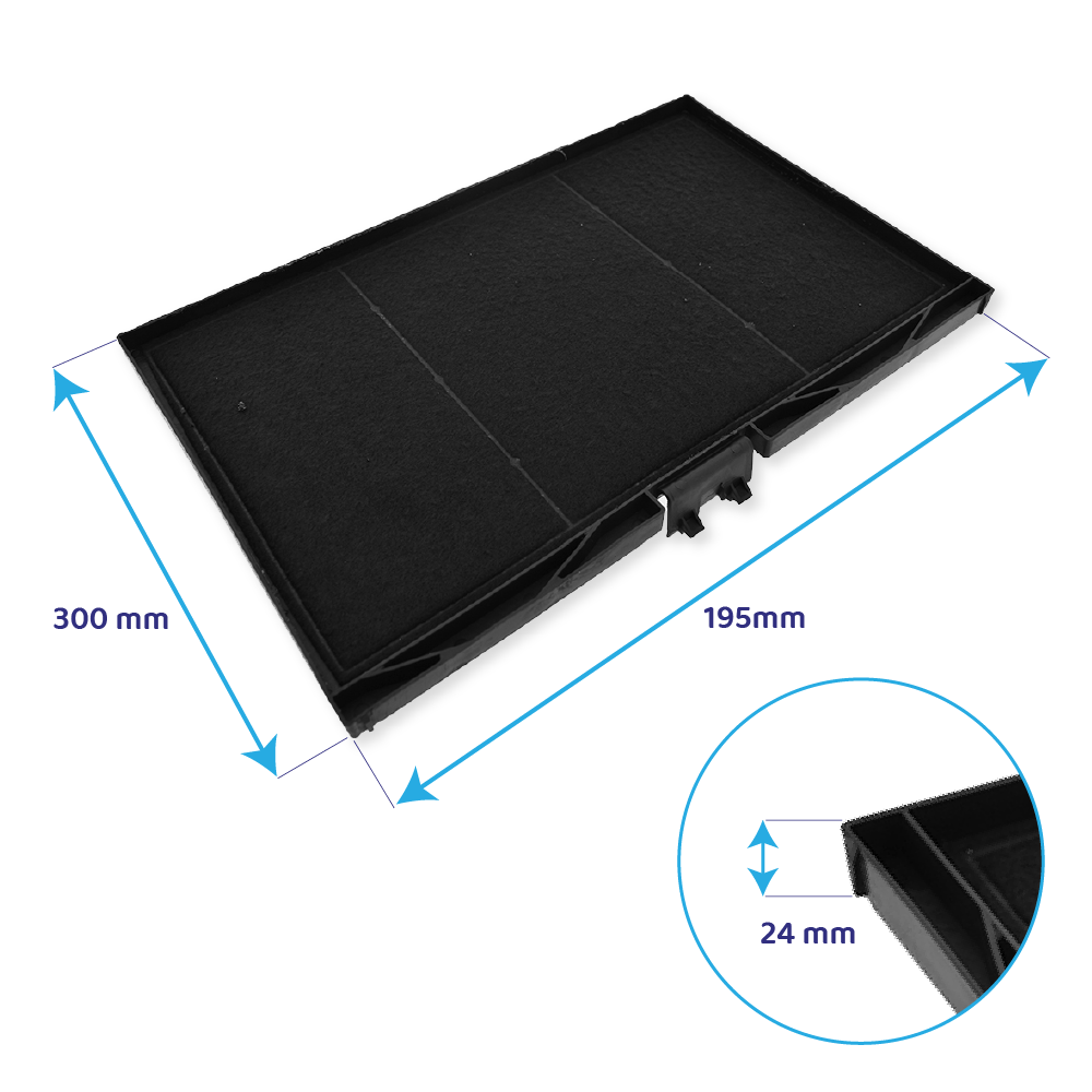 Aktivkohlefilter geeignet für Viva 11025805 / VVZ42V00
