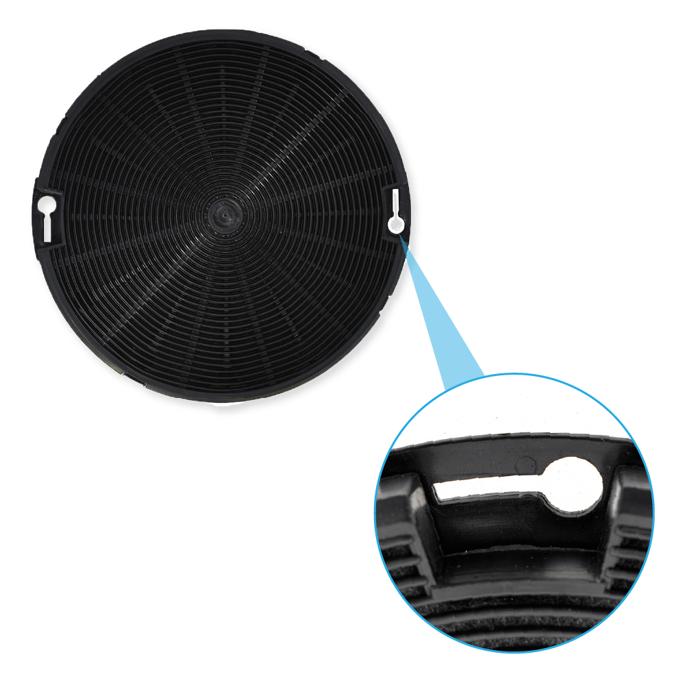 Aktivkohlefilter (4St.) und Metall-Fettfilter (1St.) geeignet für Valberg HD60N/HD60X