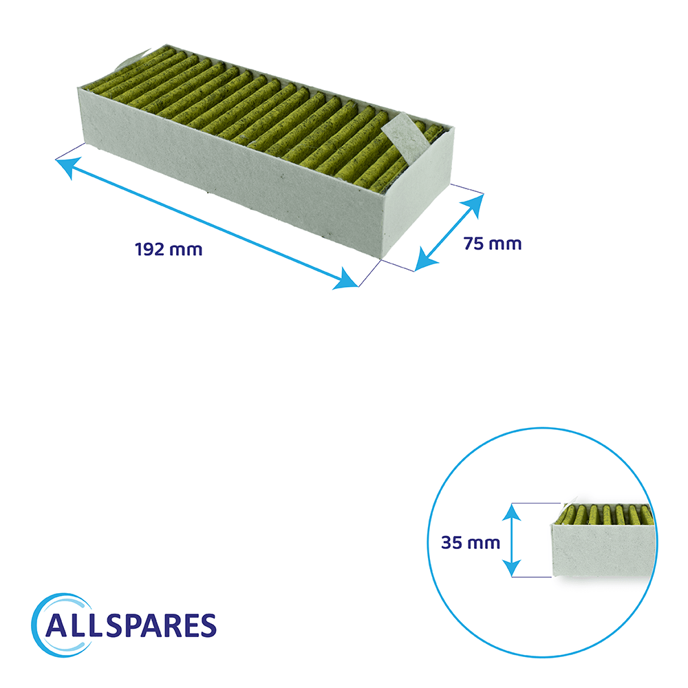 CleanAir Aktivkohlefilter geeignet für Bosch 17004796 / HEZ9VRCR0 (4st.)