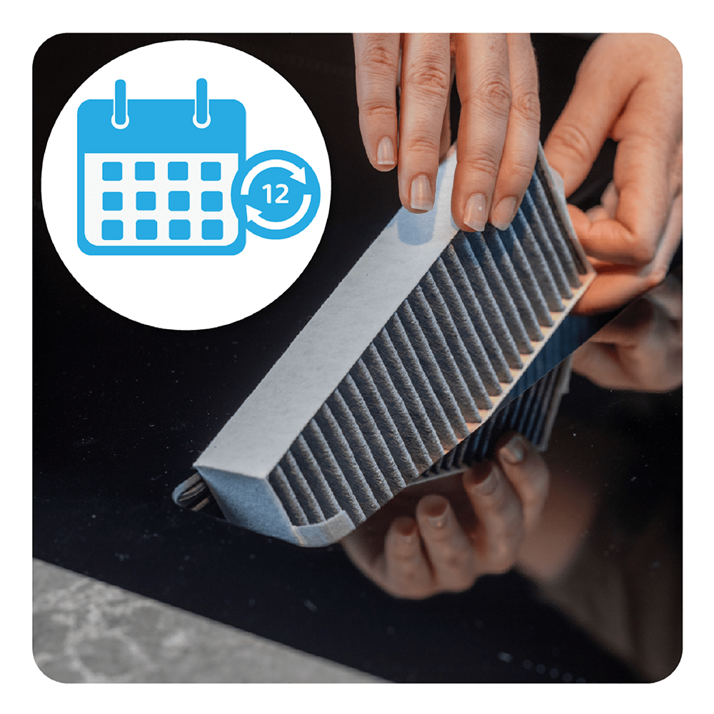 CleanAir Aktivkohlefilter geeignet für Constructa 17004796 / CZ9VRCR0 (4st.)