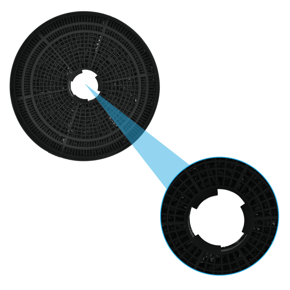 Aktivkohlefilter geeignet für Juno OdourClean JDWK907S3 (2St.)