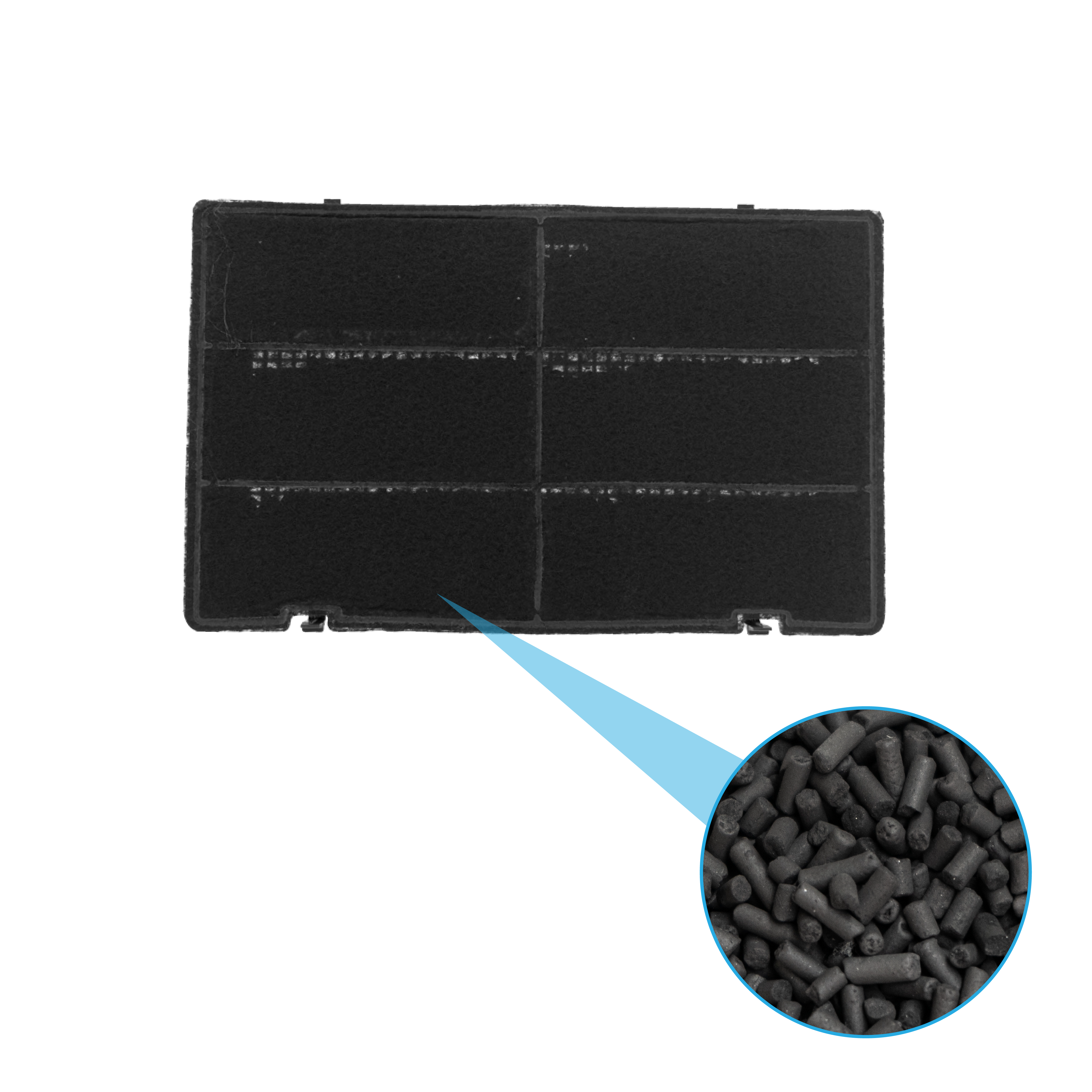 Aktivkohlefilter geeignet für Fagor AFC-12 (2St.)