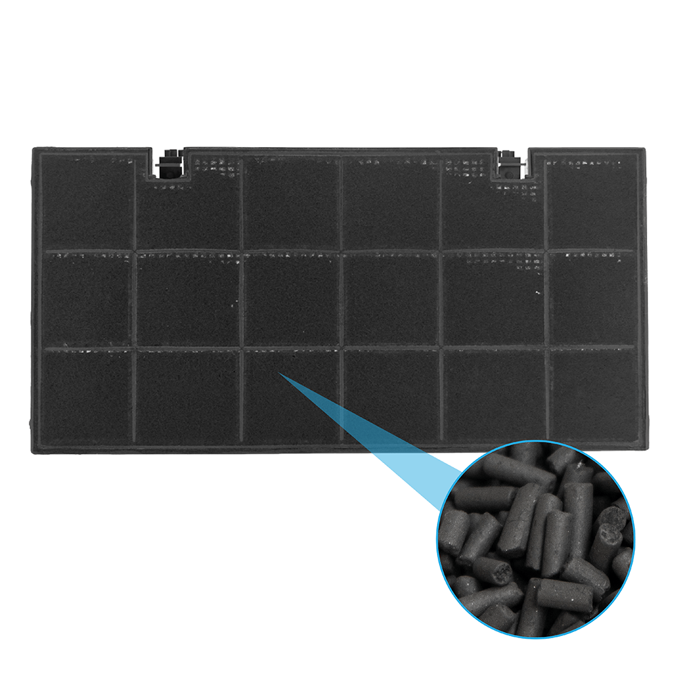 Aktivkohlefilter geeignet für Hotpoint-Ariston Type 150 / CHF150/1 / 484000008580