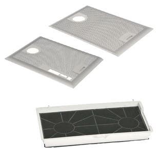 Aktivkohlefilter (1 Stk.) + Metallfilter (2 Stk.) geeignet für Bosch DHL555B