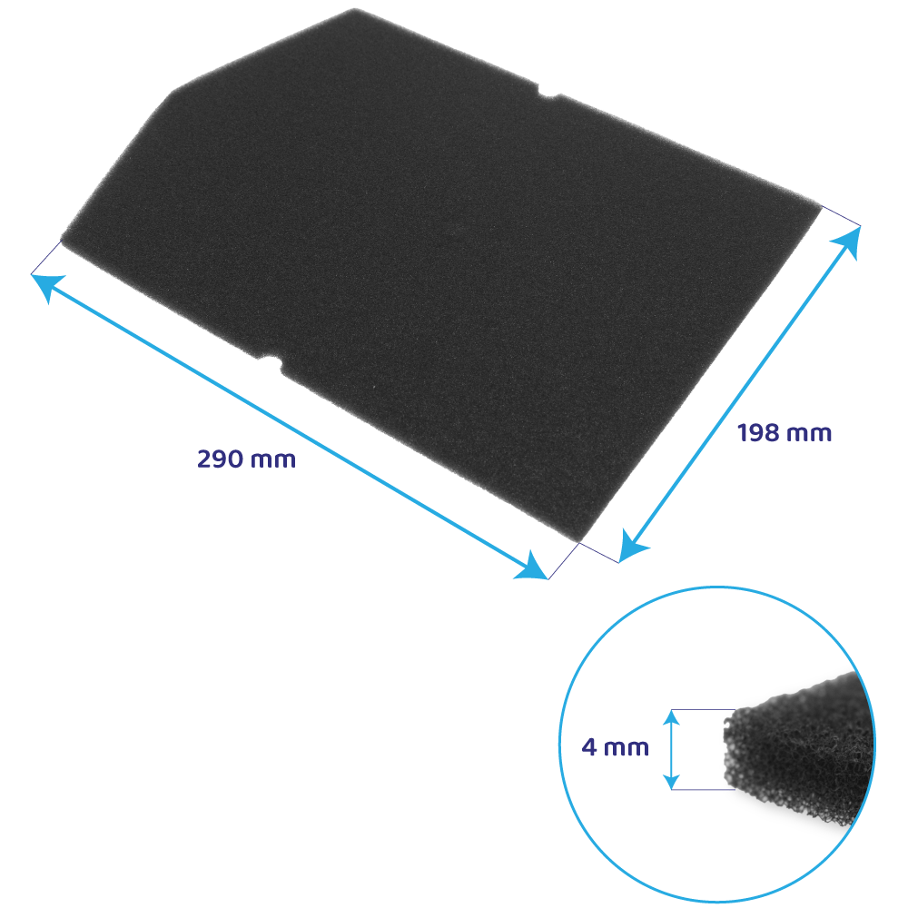 Türfilter Wärmepumpentrockner geeignet für Miele 6057930 (3St.)