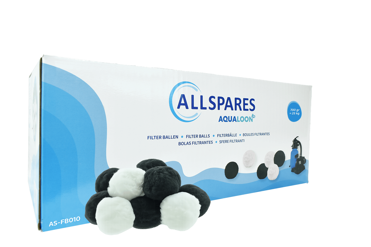 Poolfilterbälle Duo 700 g - Feinstfilterung, innovativer Anti-Chlor-Geruch