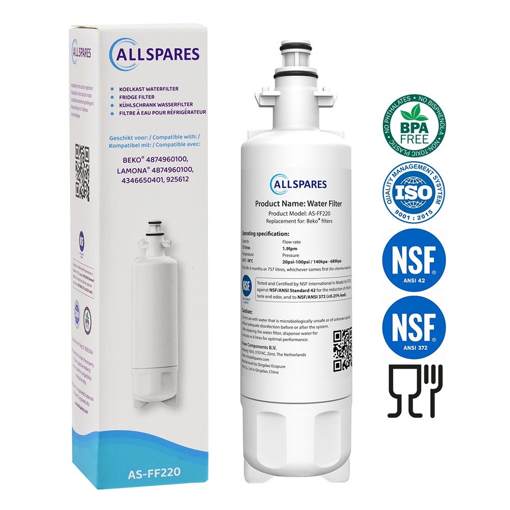 Wasserfilter geeignet für Grundig 4874960100